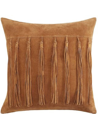 HiEnd Accents x Paseo Road Western Suede Tassel Square Pillow | Dillard's | Dillard's