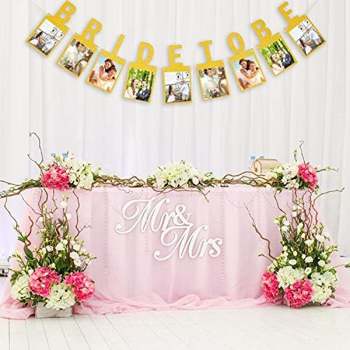 Tatuo Bridal to Be Photo Banner Bride Bunting for Wedding Decoration and Bridal Shower Party Supply  | Amazon (US)