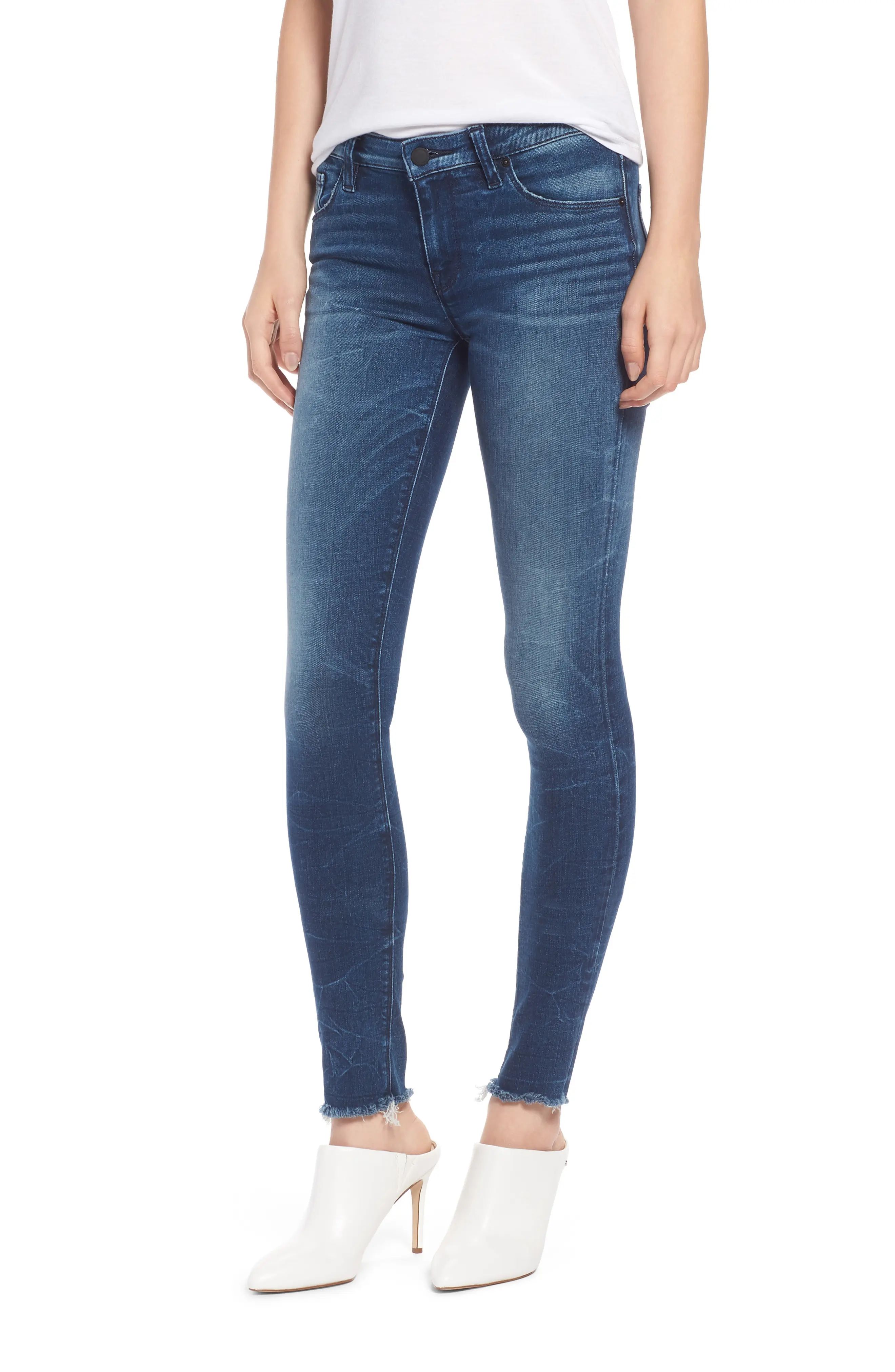 Hudson Krista Raw Hem Super Skinny Jeans | Nordstrom