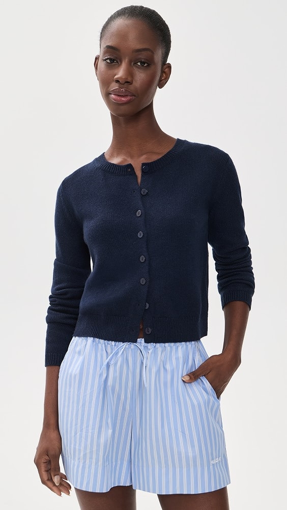 Clara Cashmere Crew Cardigan | Shopbop