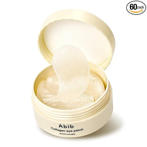 Abib Collagen Eye Patch Jericho Rose Jelly 60 Patches, Korean Under Eye Patches for Puffy Eyes an... | Amazon (US)