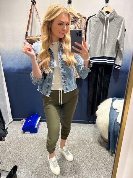 Perfect transitional outfit for fall! This denim jacket was the perfect crop length. On sale for Labor Day!

#LTKSeasonal #LTKsalealert #LTKstyletip