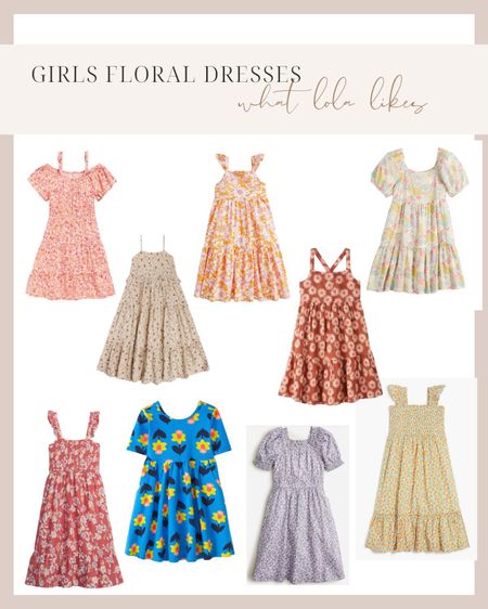 Dresses are the way to go as the weather heats up and these floral ones for the girls are so cute and summery!

#LTKkids #LTKSeasonal #LTKFind
