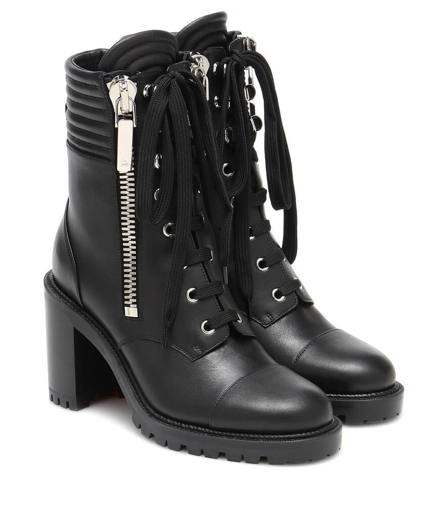 En Hiver 70 leather ankle boots | Mytheresa (US/CA)