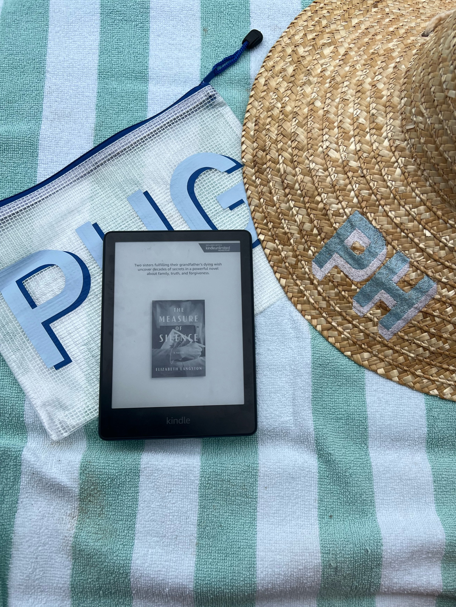 Monogrammed beach favorites- clear vouches for kindle or sunscreen and sun hat 

#LTKsalealert #LTKSeasonal #LTKFind