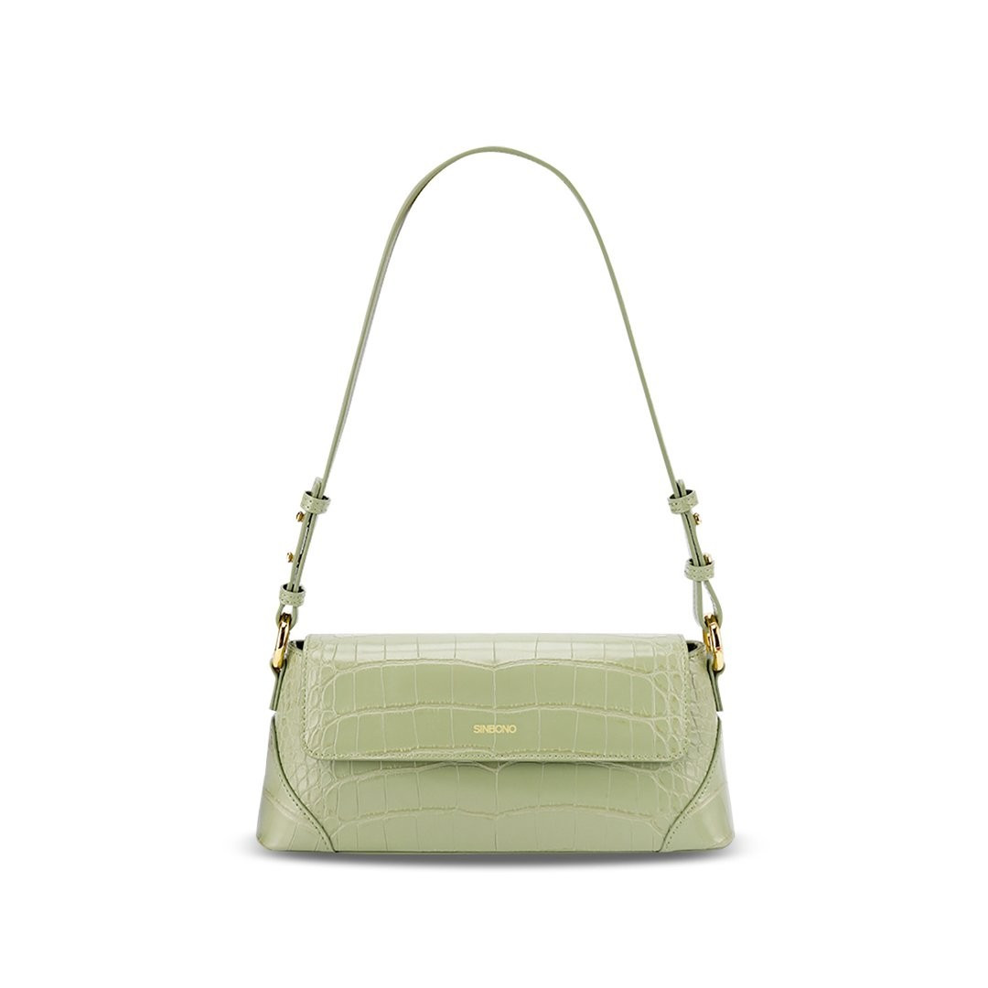Amelia Shoulder Bag - Sage Green | SINBONO INC.