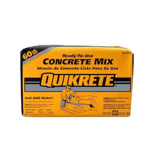 Quikrete 60 lb. Concrete Mix 110160 - The Home Depot | The Home Depot