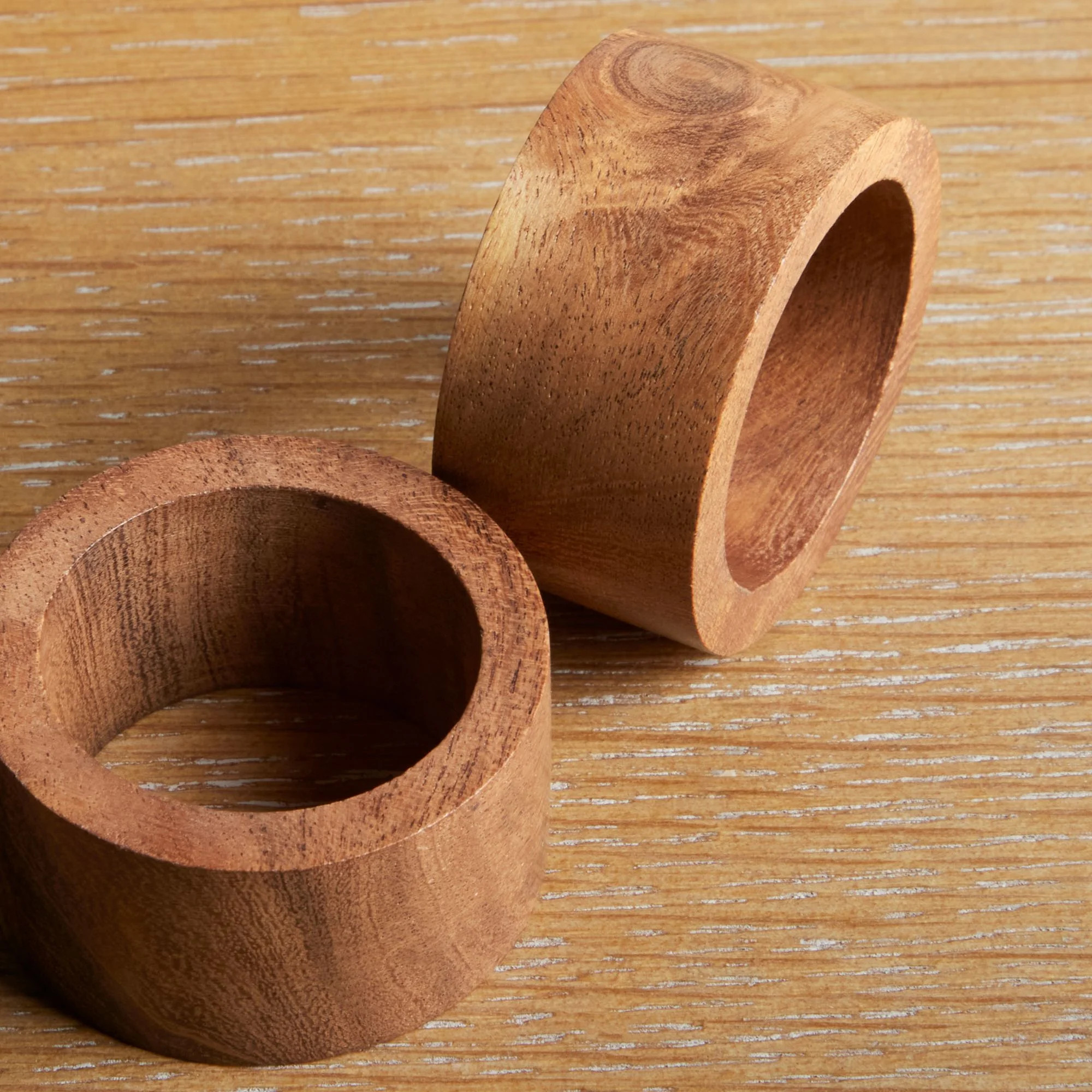 Better Homes & Garden Napkin Rings, Brown, 4 Pieces | Walmart (US)