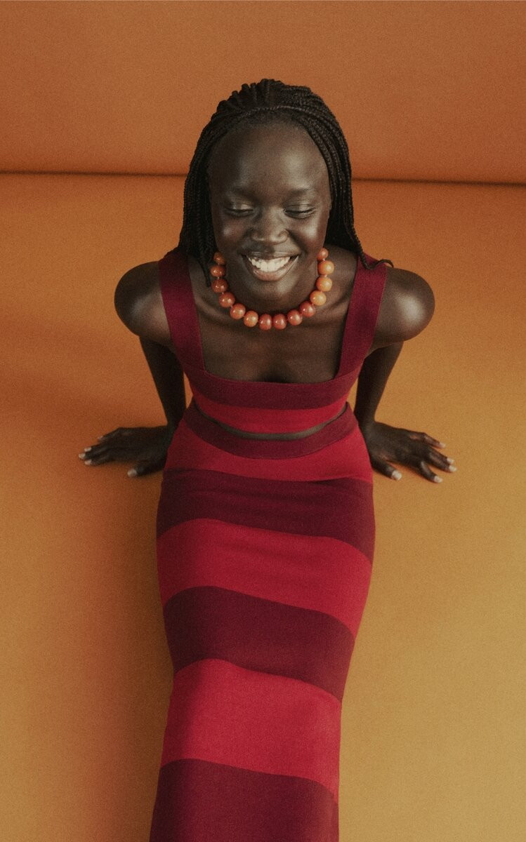 Exclusive Theo Striped Knit Maxi Skirt | Moda Operandi (Global)