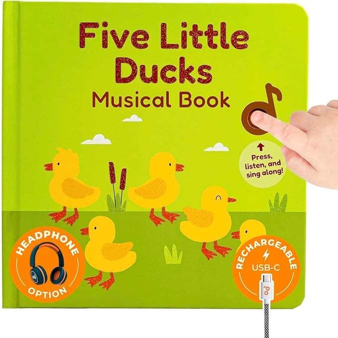 Cali's Books Five Little Ducks Nursery Rhymes Book for Toddlers - Sound Books for Toddlers 1-3, H... | Amazon (US)