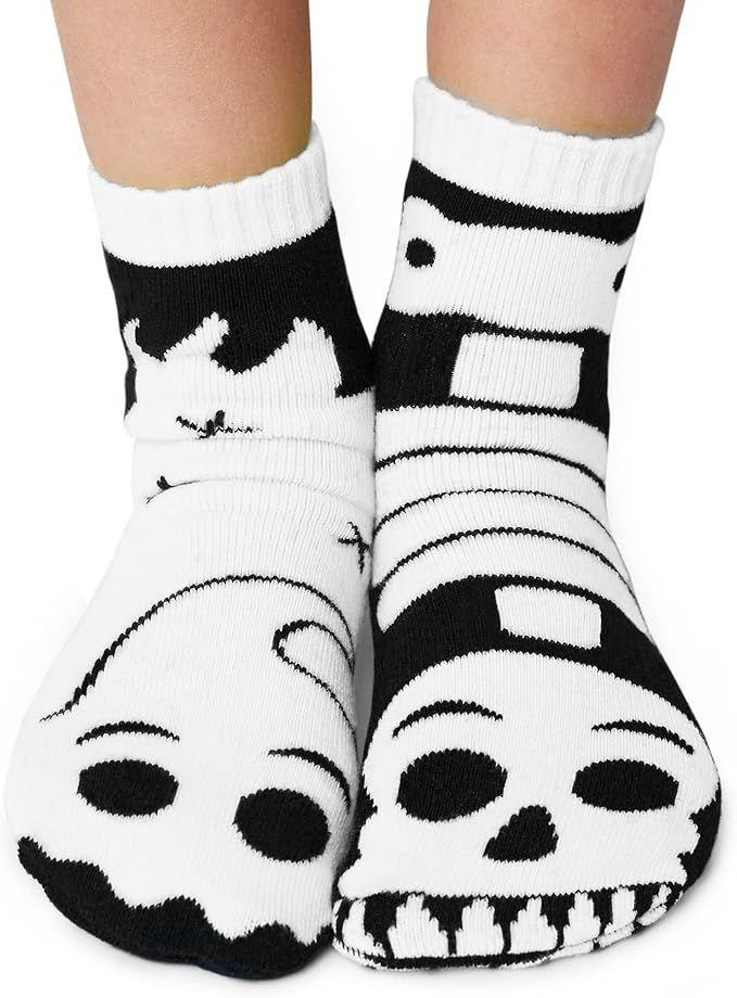 Ghost & Skeleton | Kids Crazy Mismatched Socks by Pals | Cool Spooky Designs for Boys or Girls | ... | Amazon (US)
