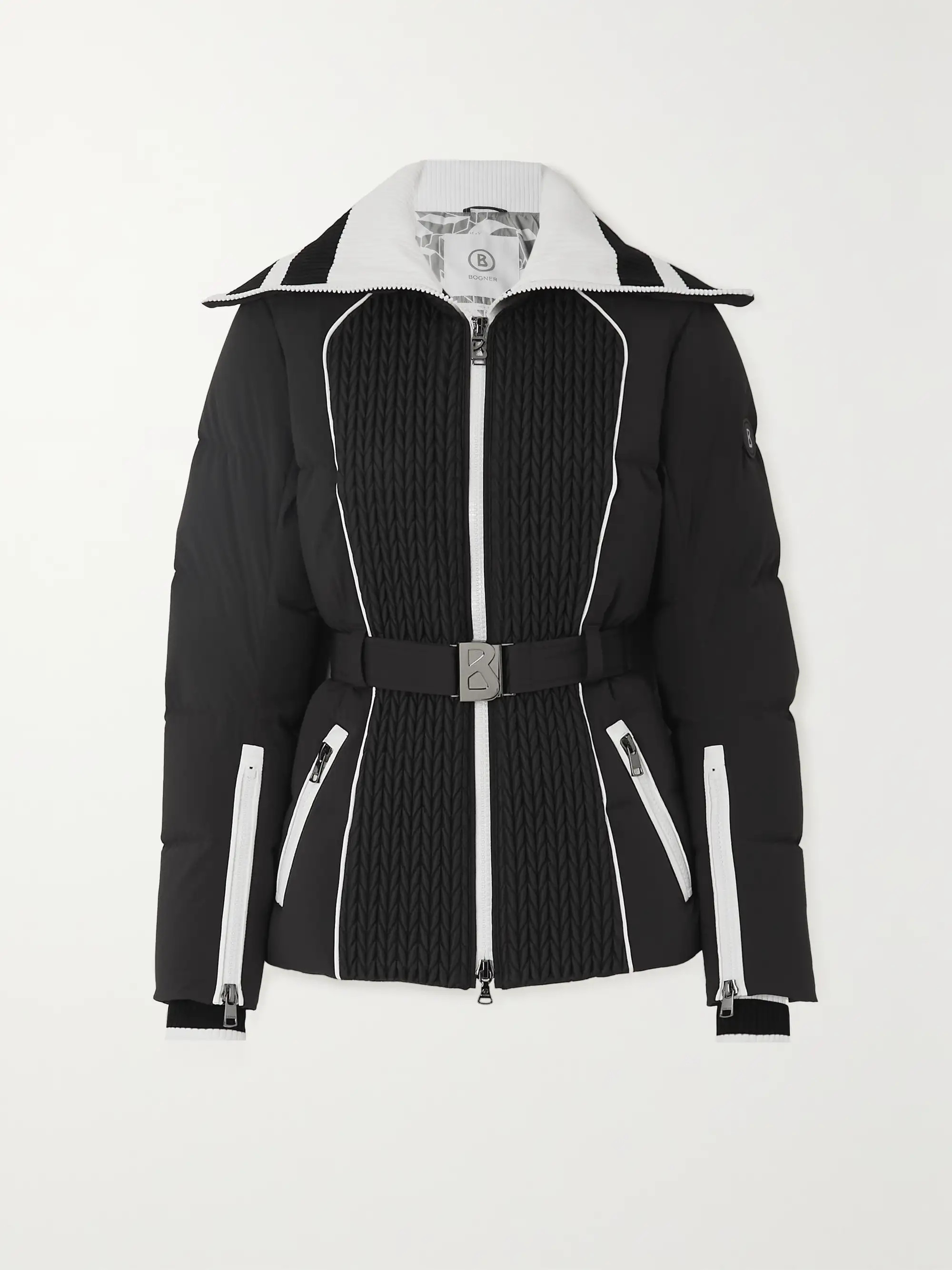 BOGNER Polly belted quilted padded ski jacket | NET-A-PORTER | NET-A-PORTER (US)