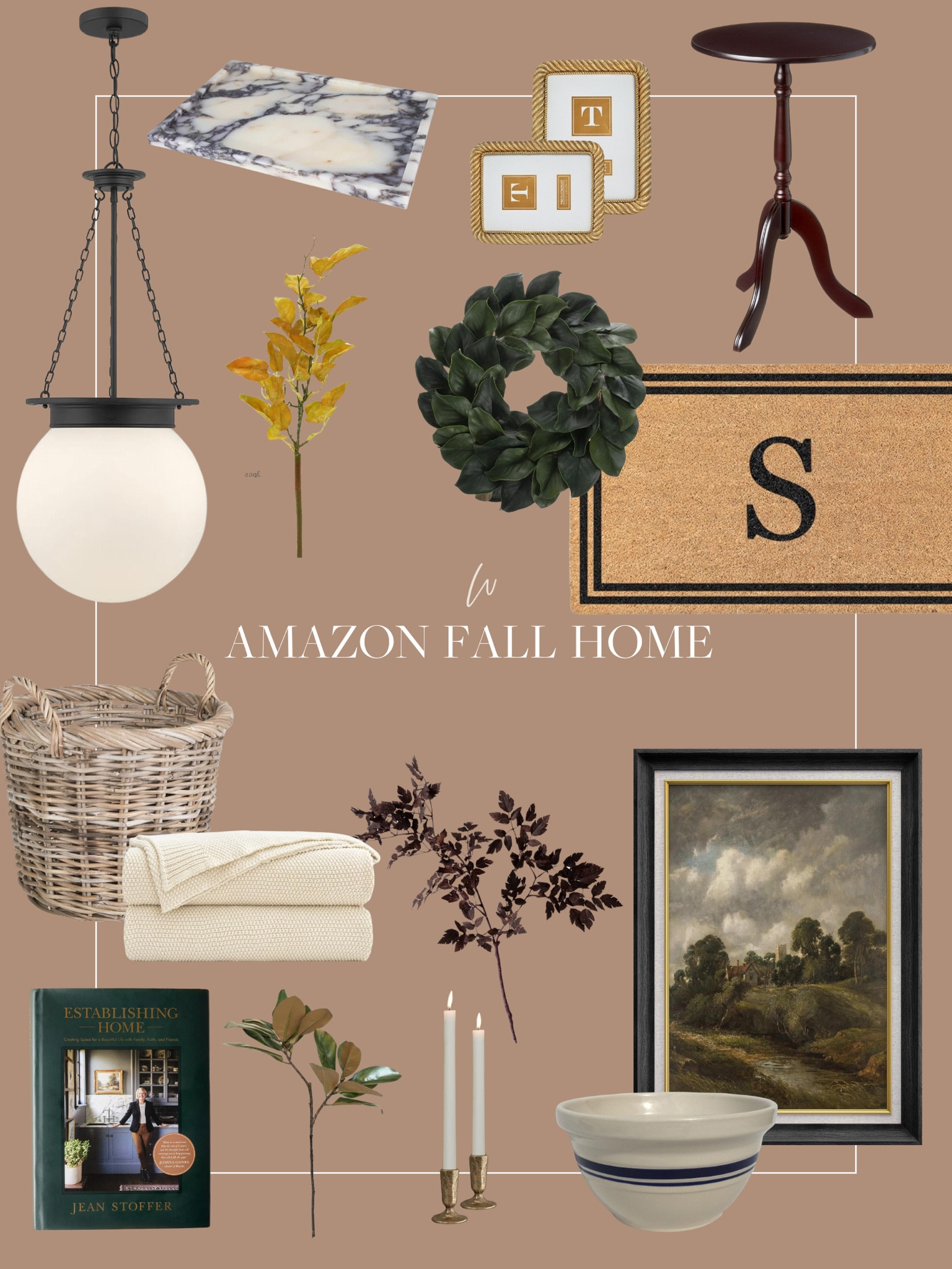 Amazon Fall Home finds and favorites! When it comes to the fall season, I love incorporating warm textiles, moody tones, and traditional elements for a classic Autumn! I've rounded up some of my favorites that aren't 'too on trend' but perfect for creating meaningful spaces!

#LTKStyleTip #LTKHome #LTKSeasonal
