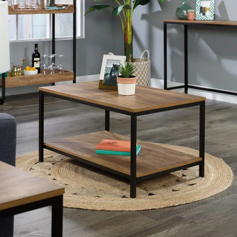 Bronson 4 Legs Coffee Table with Storage | Wayfair North America