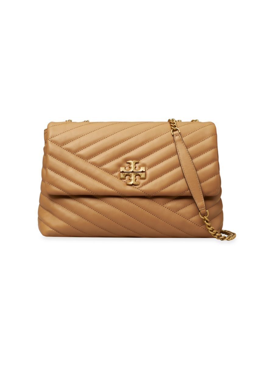 Kira Chevron Convertible Leather Shoulder Bag | Saks Fifth Avenue