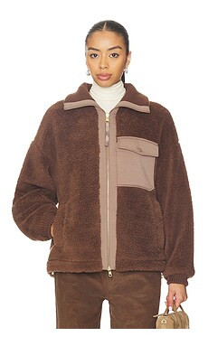 Varley Lowell Sherpa Jacket in Carafe from Revolve.com | Revolve Clothing (Global)