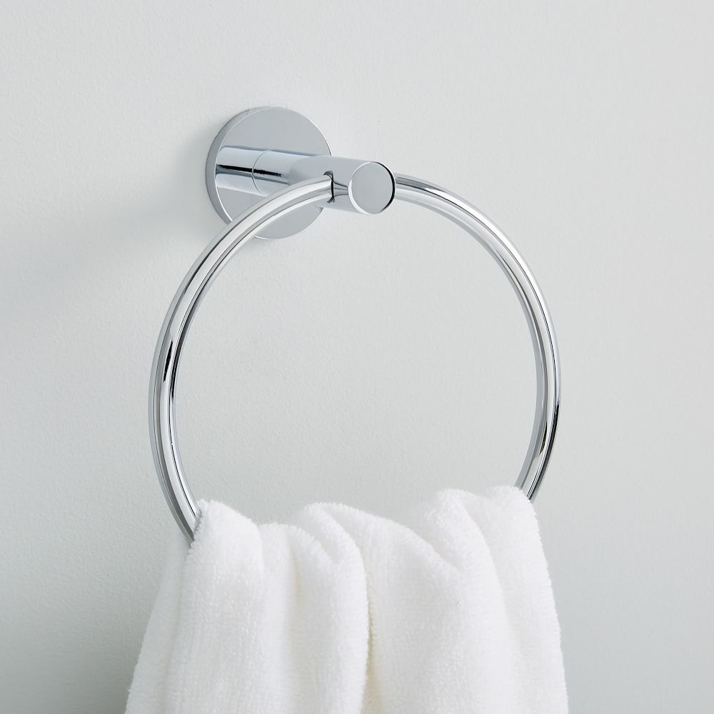 Modern Overhang Towel Ring | West Elm (US)