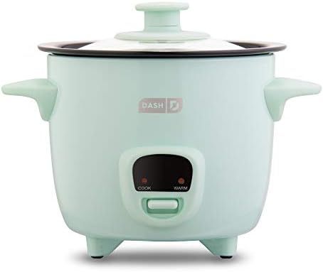 Dash Mini Rice Cooker Steamer with Removable Nonstick Pot, Keep Warm Function & Recipe Guide, 2 c... | Amazon (US)
