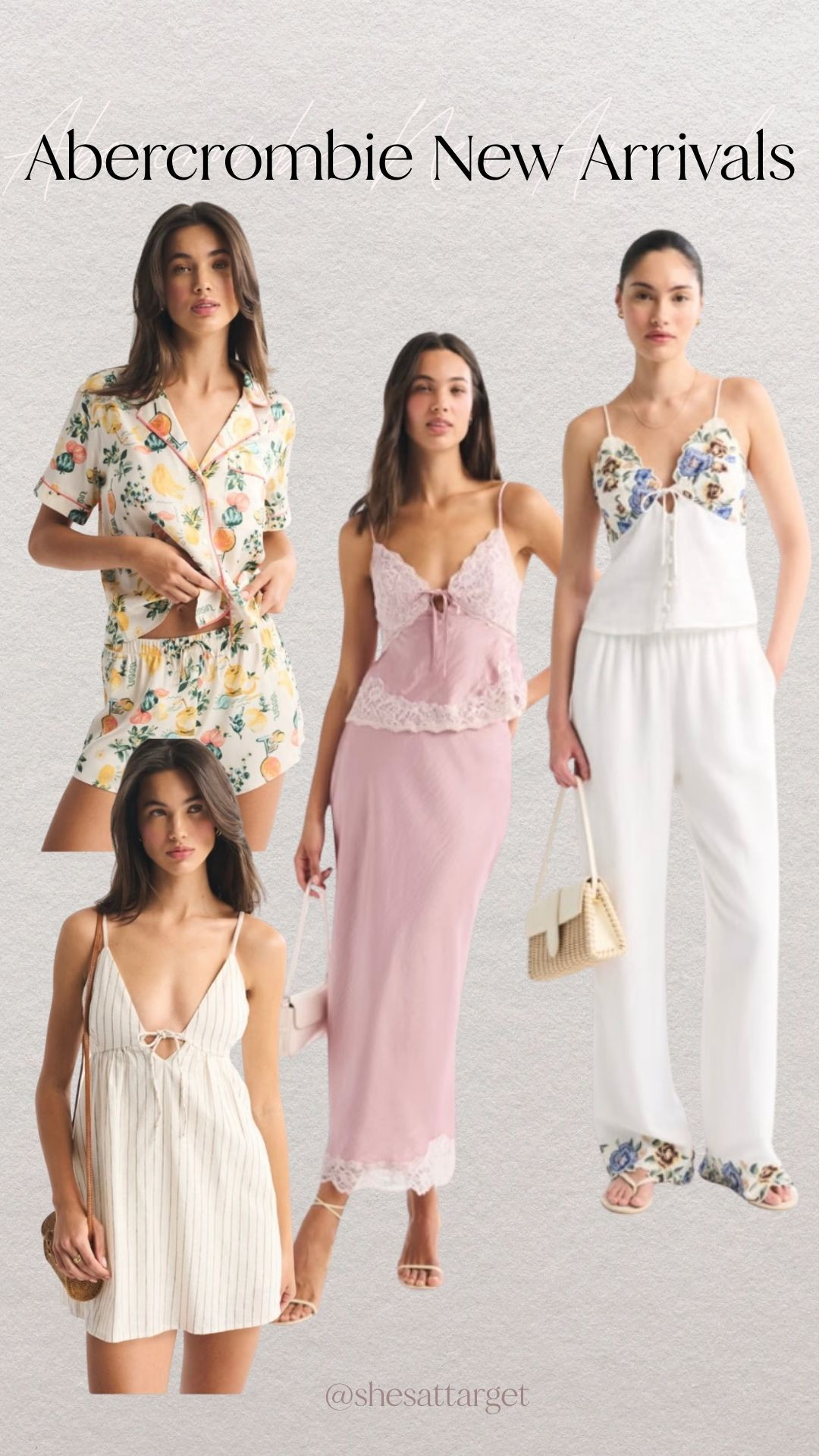 New spring arrivals at Abercrombie! Get $50 off $150+ or $25 off $100 at Abercrombie including these cute new arrivals! 

 #LTKSpringSale #LTKSeasonal #LTKSaleAlert