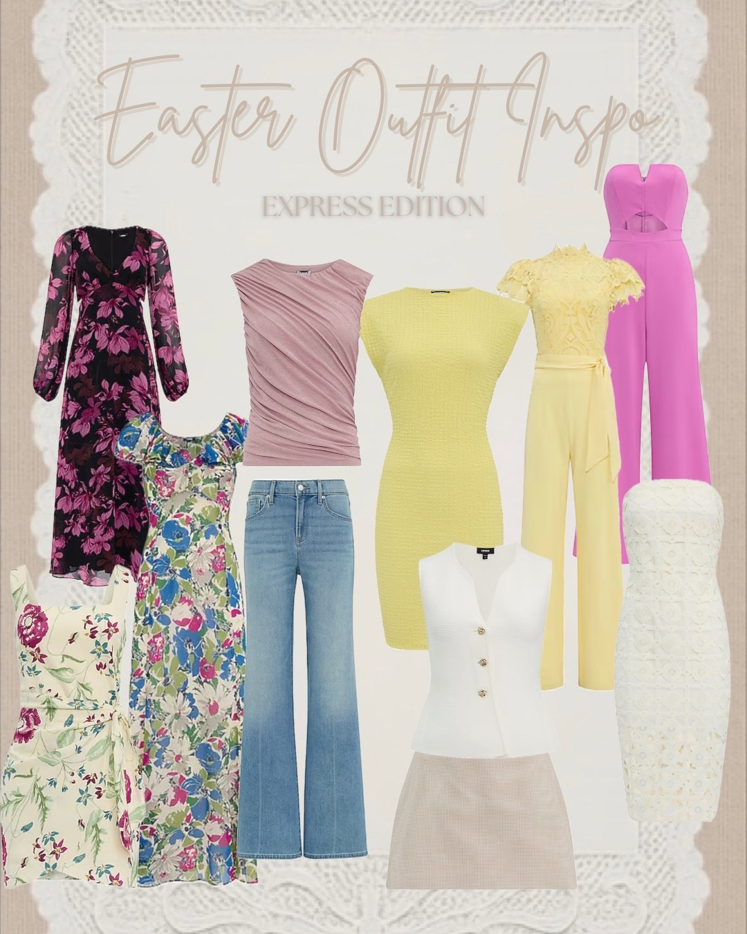 Spring is in the air and Easter Sunday is right around the corner! 🌸✨ 

Whether you're headed to brunch, a family gathering, or a morning service, finding the perfect look shouldn't be a chore.


I’ve rounded up my favorite Easter Outfit Inspo from Express to help you celebrate in style. This collection is all about fresh pastels, vibrant florals, and silhouettes that feel as light as a spring breeze.

#LTKSeasonal #LTKSpringSale #LTKootd