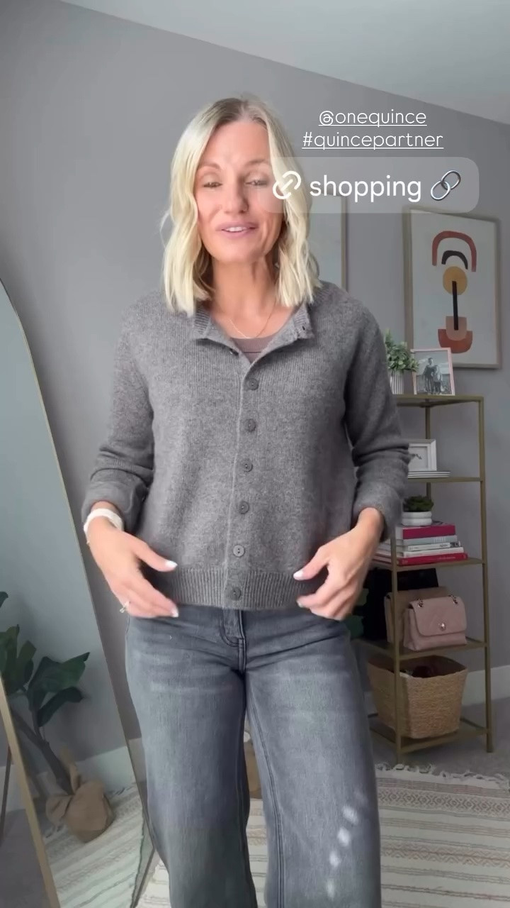 Early fall try on the with @Quince 
#quincepartner

#LTKOver40 #LTKPetite #LTKSeasonal