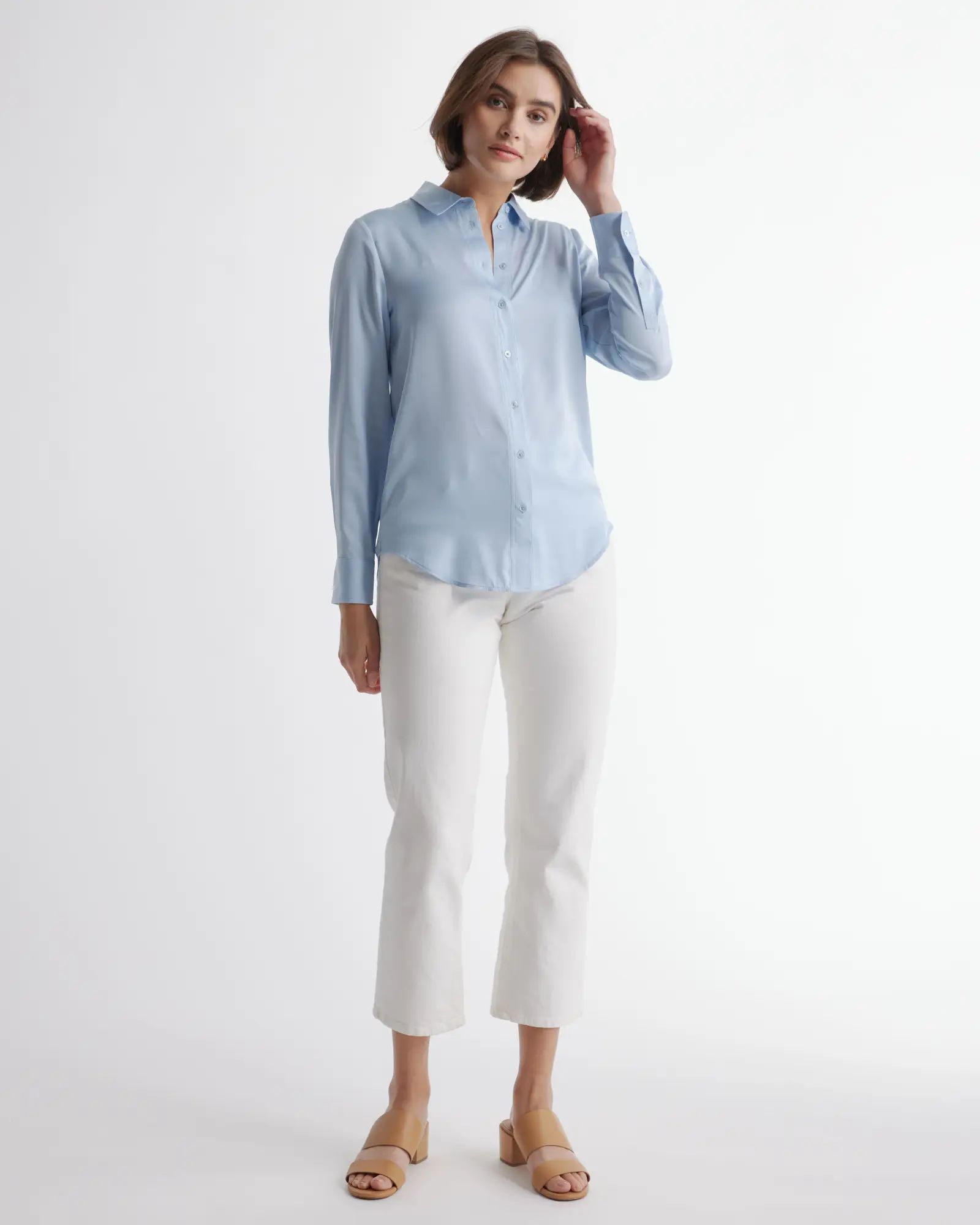 Washable Stretch Silk Blouse | Quince | Quince