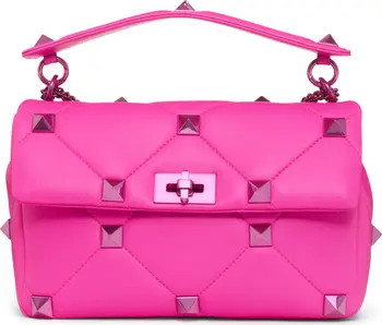 Valentino Garavani Large Roman Stud Leather Shoulder Bag | Nordstrom | Nordstrom