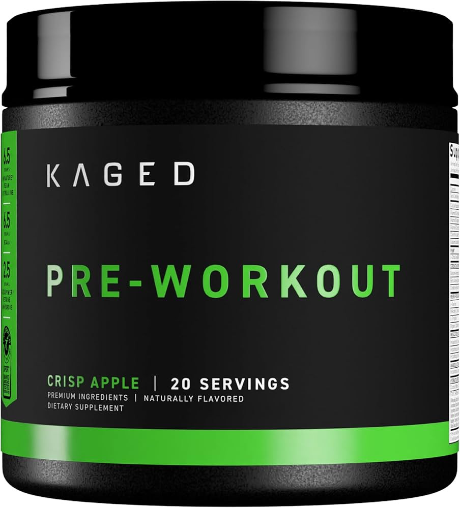 Kaged Original Pre Workout Powder | Krisp Apple | Pre-Kaged | Formulated with Creatine, Beta Alan... | Amazon (US)