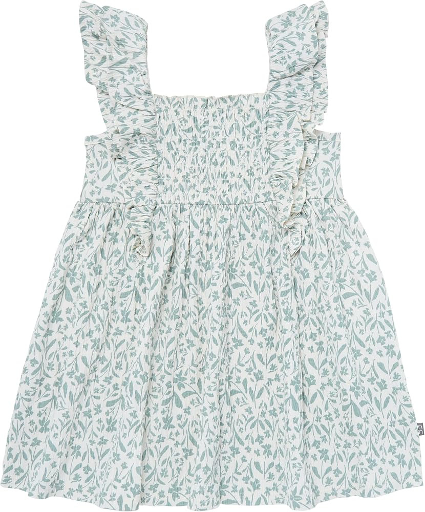 Modern Moments by Gerber Baby Girls' Smocked Ruffle Dress | Amazon (US)