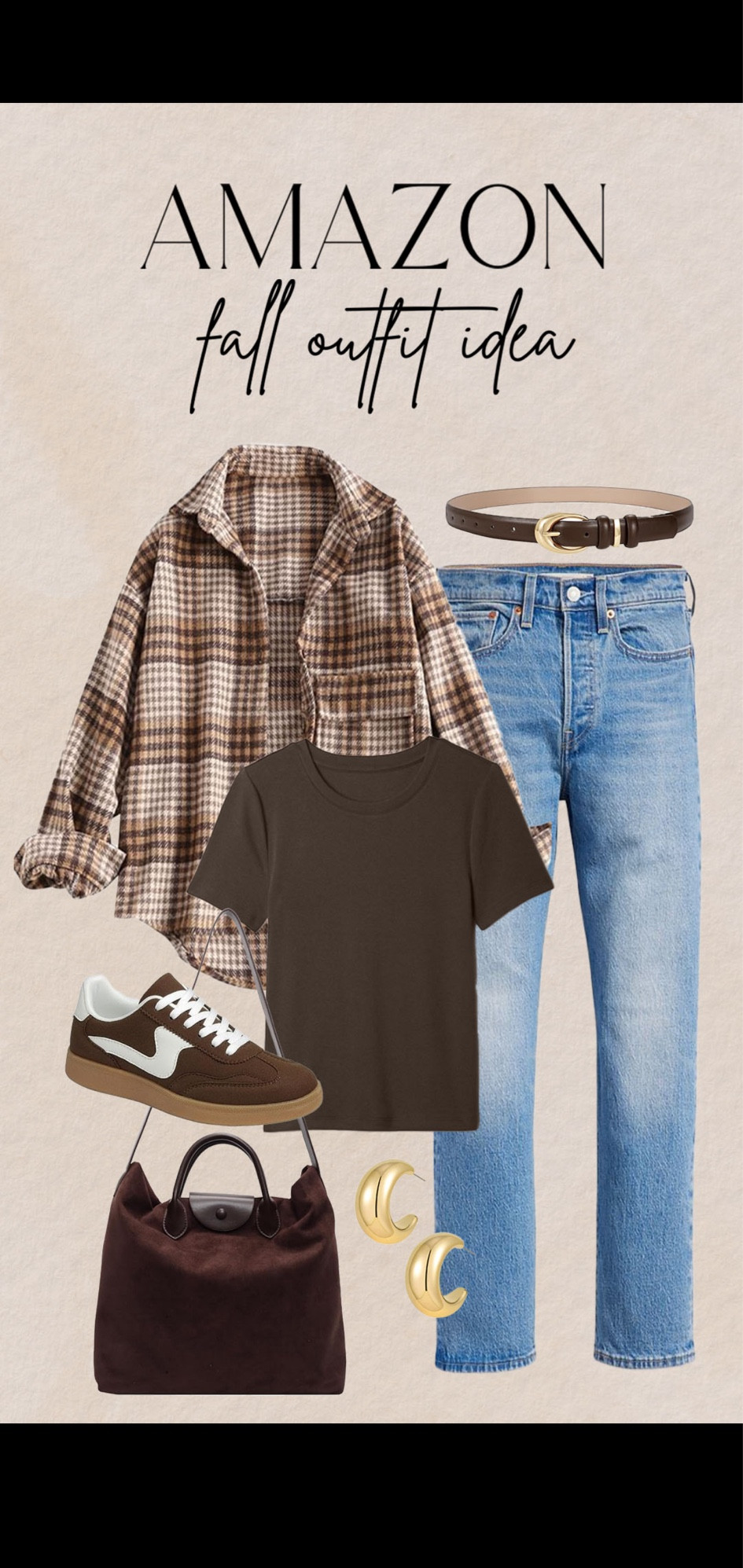 Casual cute fall outfit idea from Amazon!

#amazonfashion

Amazon fashion. Amazon plans button down flannel. Amazon denim. Neutral fall outfit  

#LTKStyleTip #LTKFindsUnder100 #LTKSeasonal