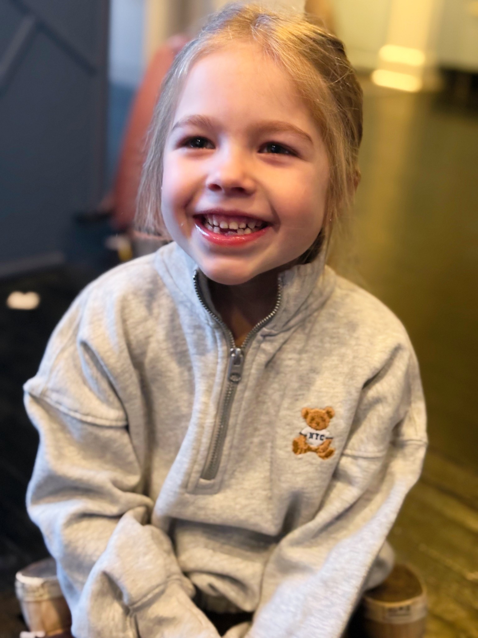 Quarter zip pullover for girls
Kids Teddy bear sweatshirt
Kids nyc sweatshirt 
Girls quarter zip
Girls nyc top
Abercrombie kids
Abercrombie clearance
Winter outfit for kids