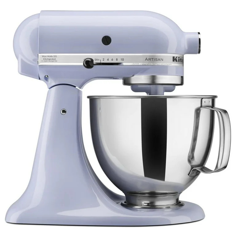 KitchenAid Artisan Series 5-Quart Tilt-Head Stand Mixer, Lavender Cream, KSM150PS | Walmart (US)