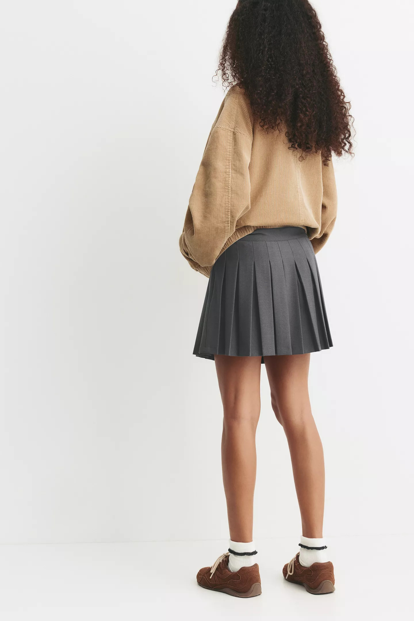 Pleated mini skirt | PULL and BEAR UK