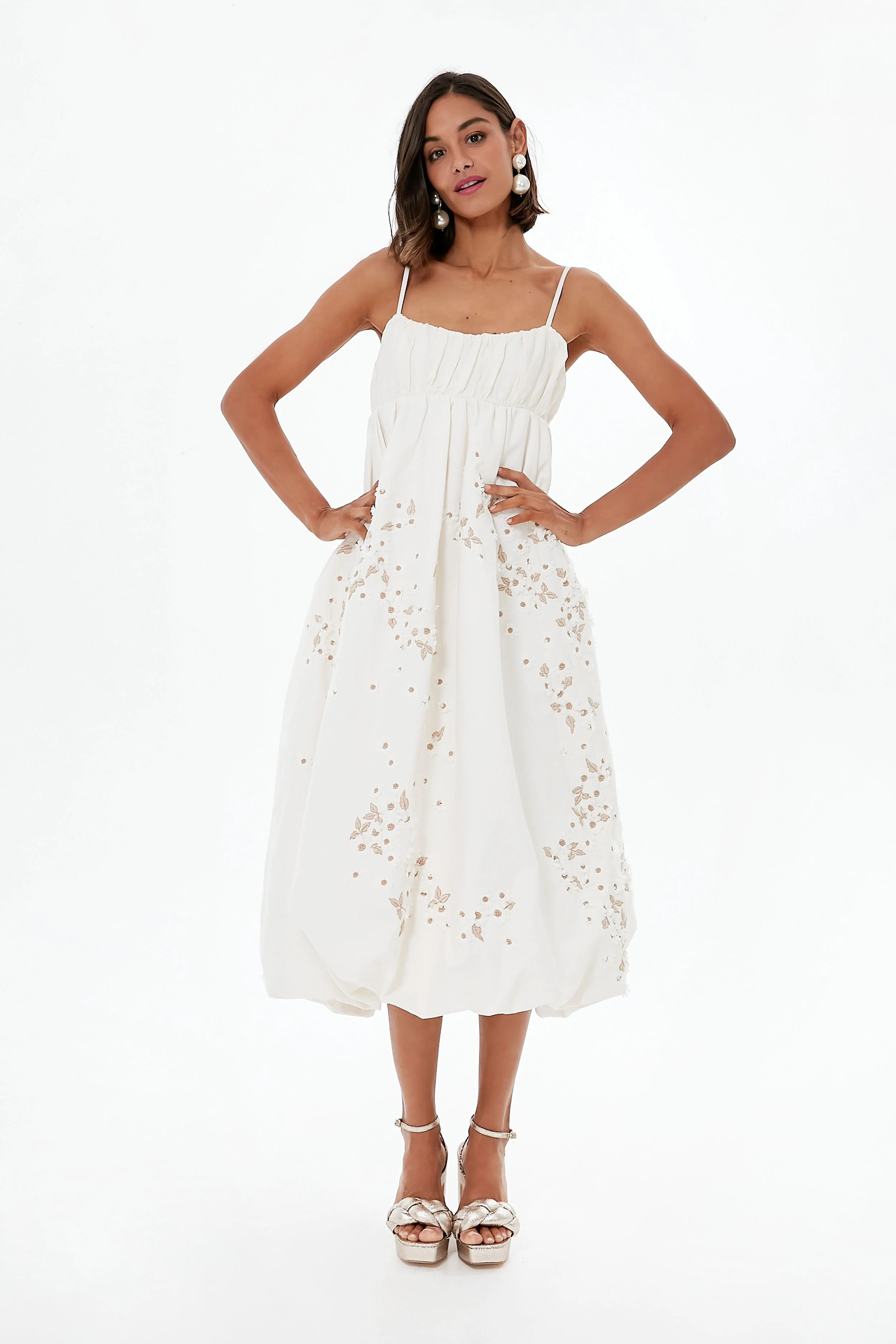 Diente de Leon Limonaria Midi Dress | Tuckernuck (US)