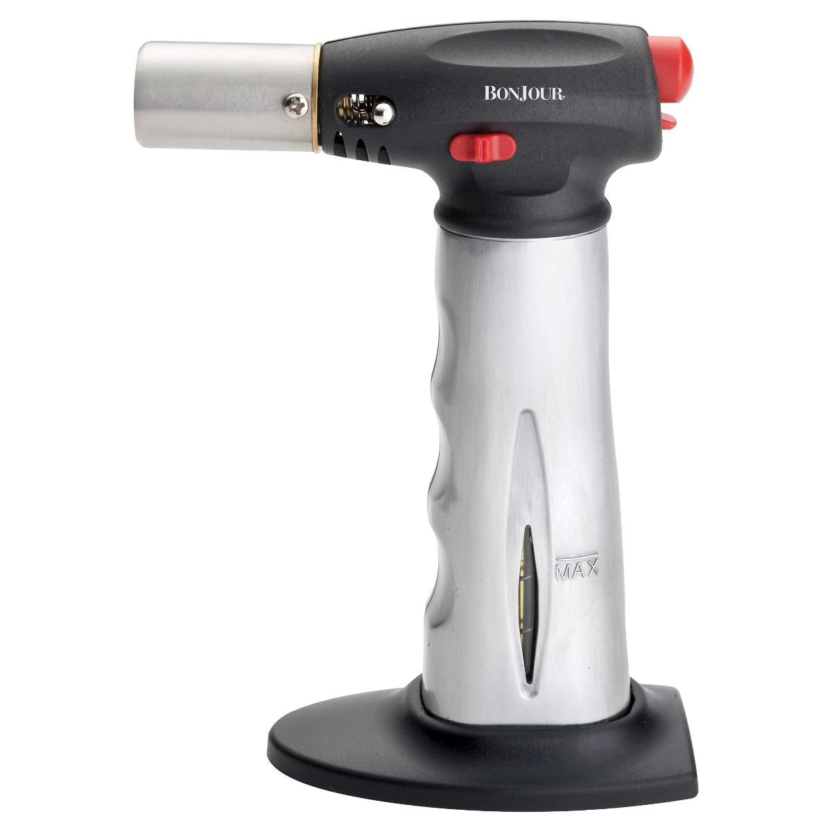 BonJour Brushed Aluminum Chef's Torch with Fuel Gauge | Target