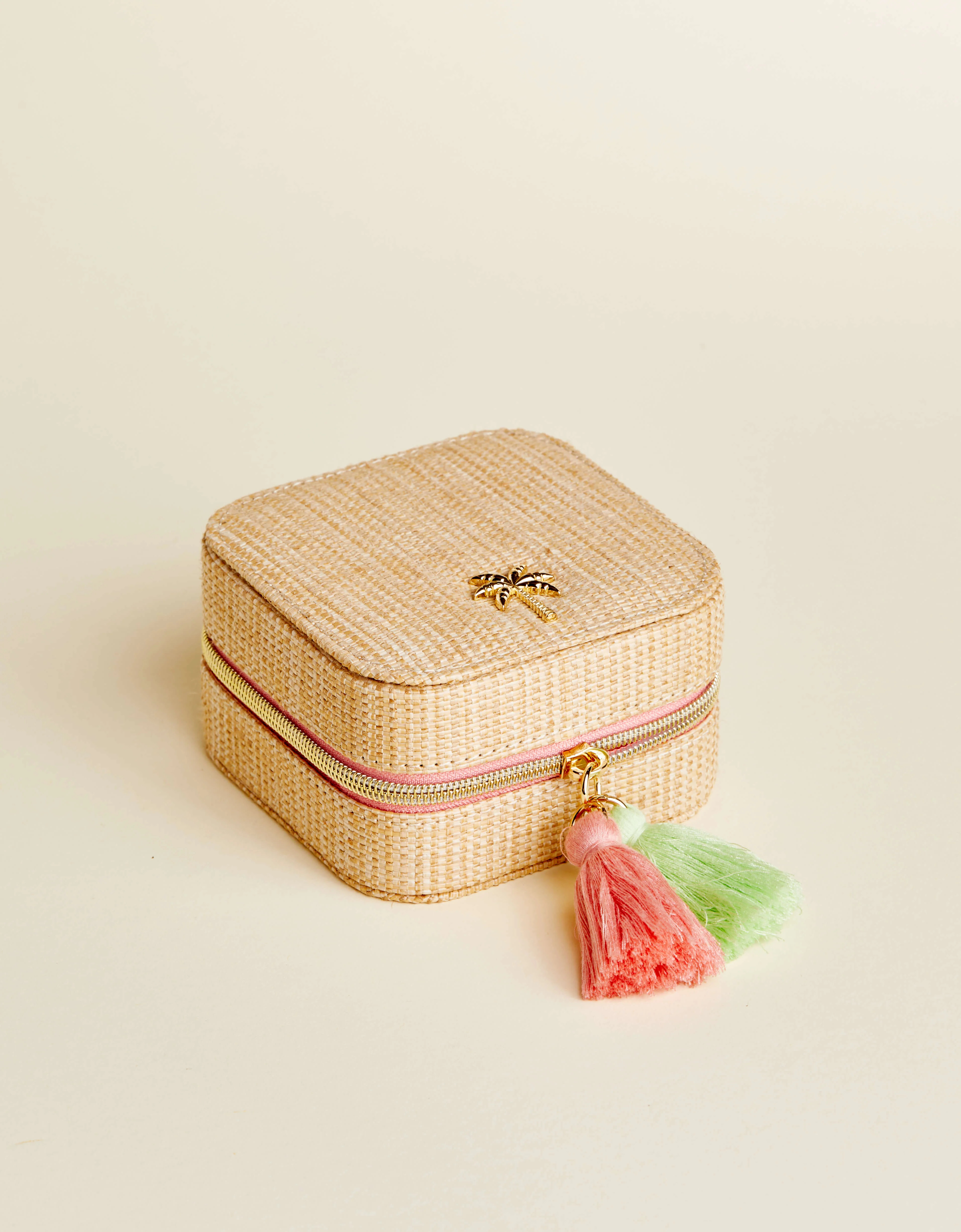 Boho Jewelry Mirror Travel Case Palm Tree | Spartina 449