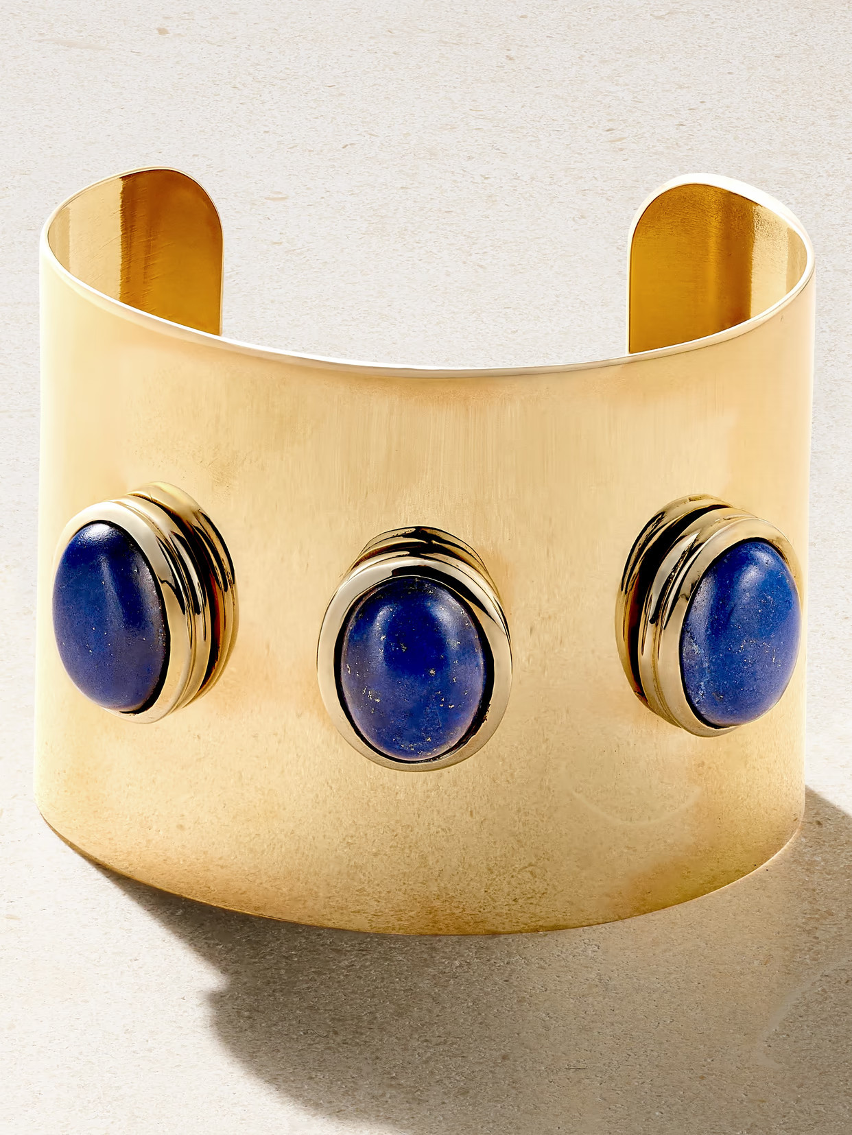 Juju Vera - Athena Gold Lapis Lazuli Cuff - One size | NET-A-PORTER (UK & EU)