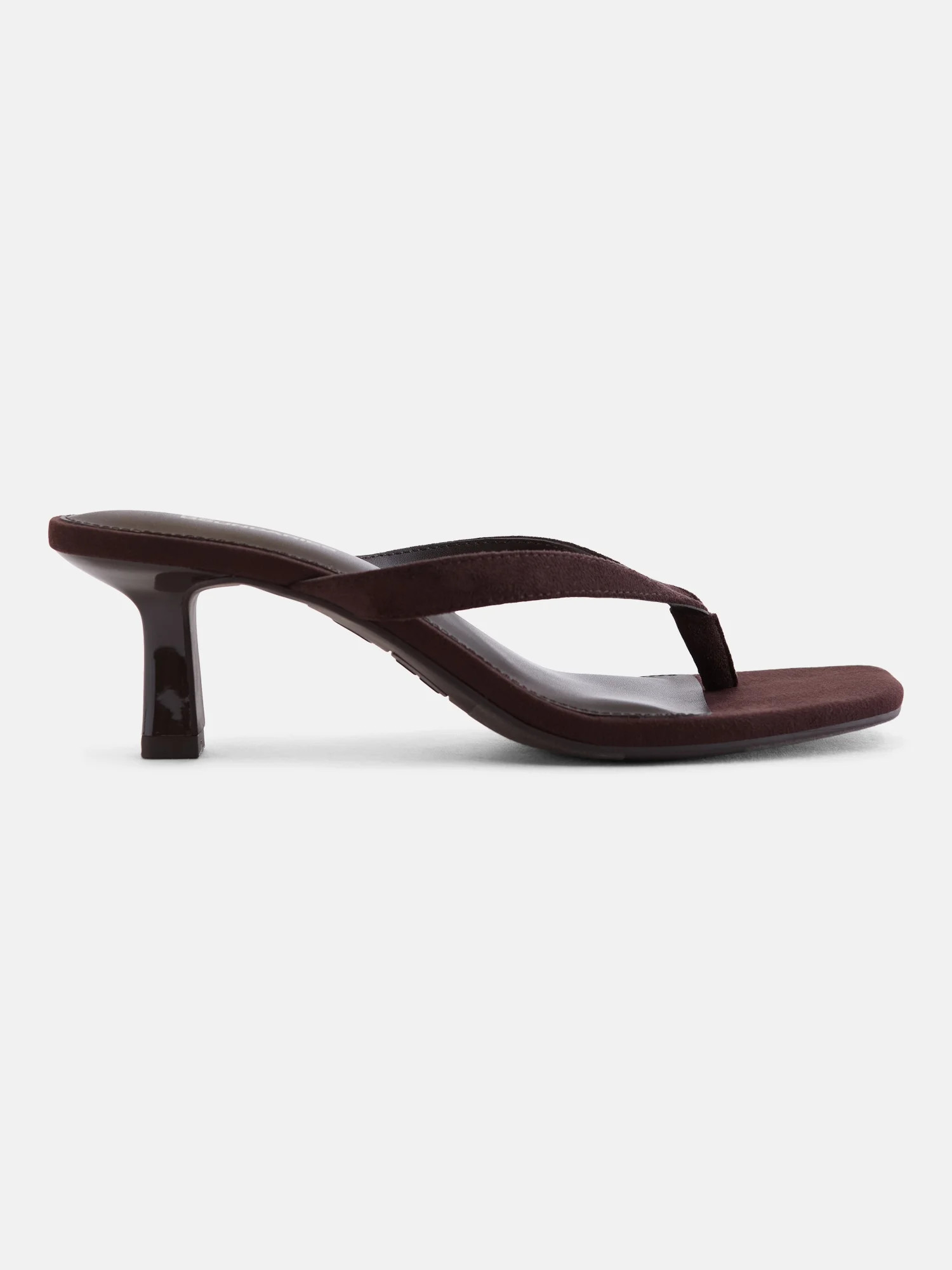 No Boundaries Women's Kitten Heel Thong Sandals | Walmart (US)