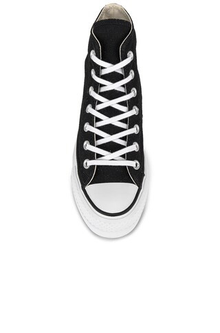 Converse Chuck Taylor All Star Lift Hi Sneaker in Black & White from Revolve.com | Revolve Clothing (Global)