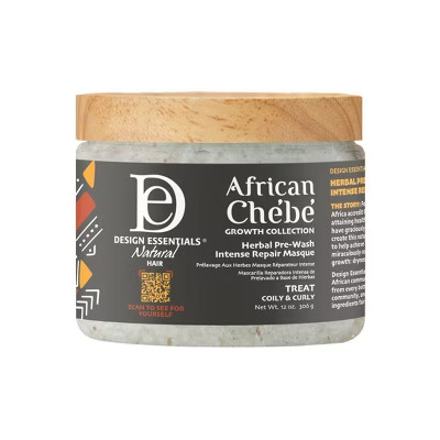 Design Essentials Chebe Herbal Pre-Wash Intense Repair Hair Masque - 12 fl oz | Target