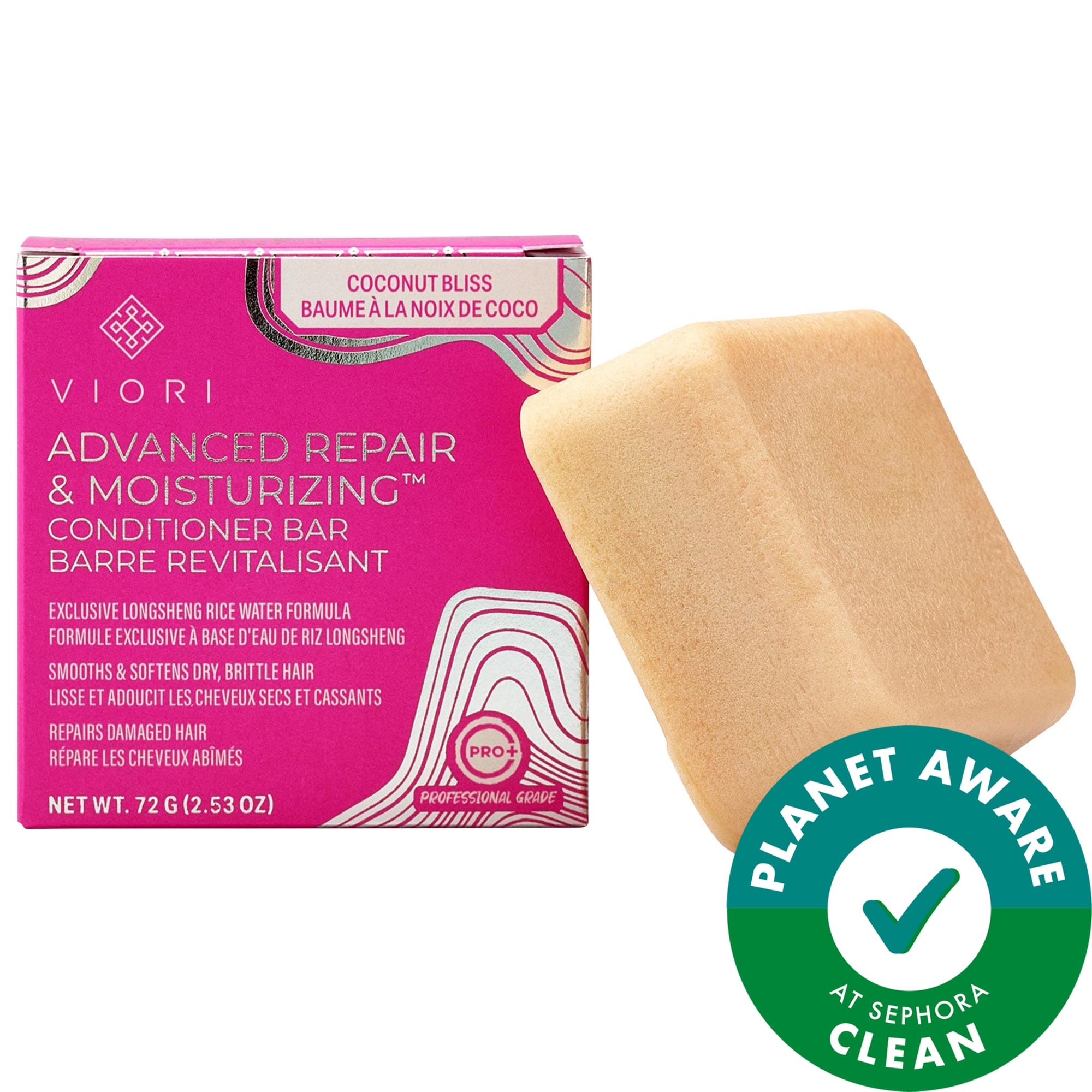 Viori Coconut Advanced Repair & Moisturizing Conditioner Bar 2.53 oz | Sephora (US)