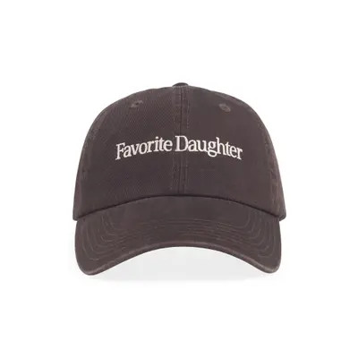 Favorite Daughter Classic Logo Cotton Twill Baseball Cap in Green at Nordstrom | Nordstrom