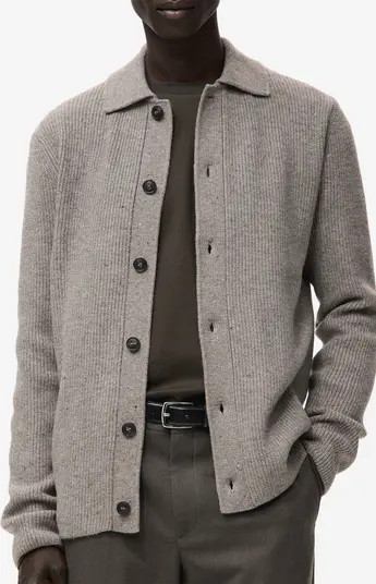 Rib Collar Cardigan | Nordstrom