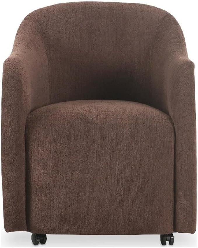 Moe's Home Collection DRAVA Fabric Dining Chair Brown Color | Amazon (US)
