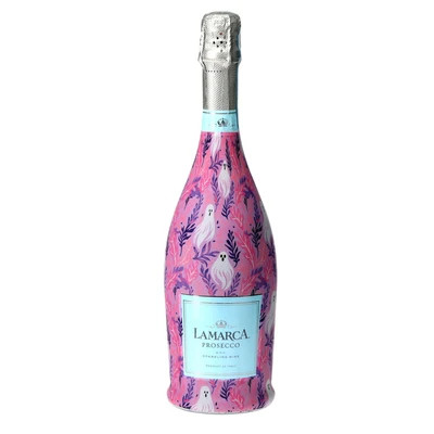 Preppy Halloween Ghost Prosecco Bottle Wrap | Beau Bottles