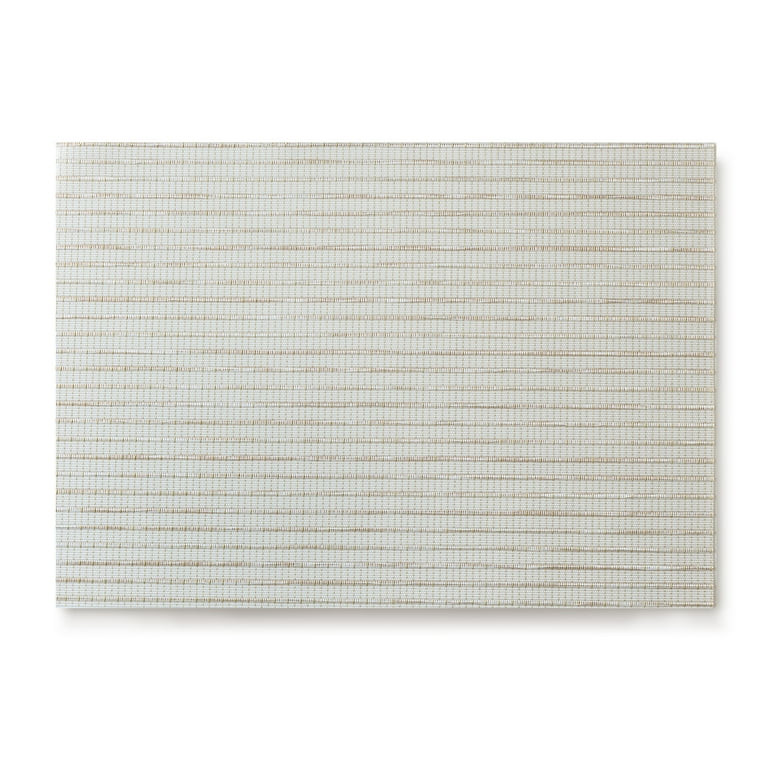 Mainstays Ciclo Woven Vinyl Table Placemat Vanilla 13" x 18" | Walmart (US)