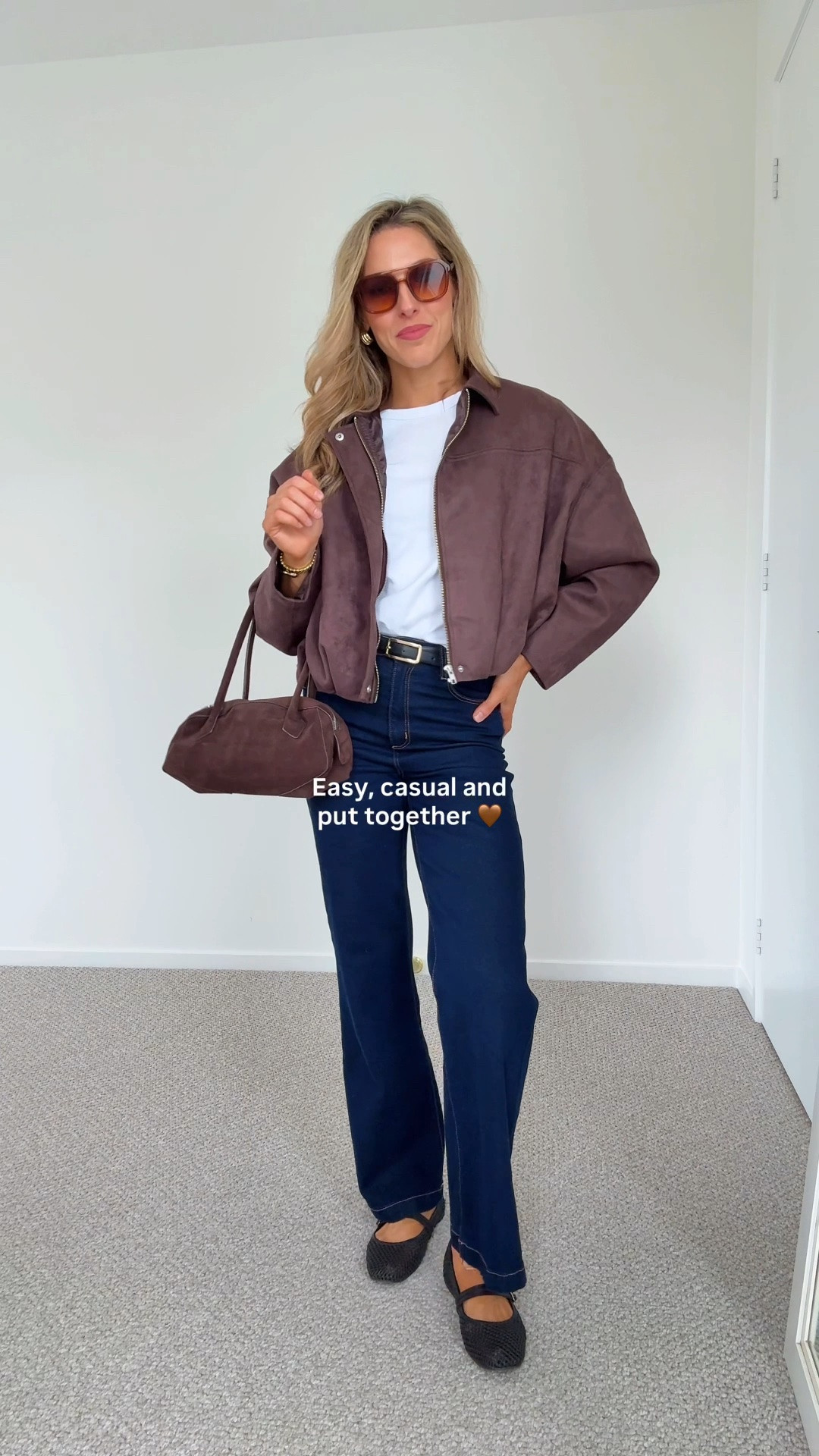 An easy everyday outfit for coffee, lunch, errands… or those days when you just don’t know what to wear 🤎

Dark denim + a white tee + simple accessories + a great third piece. Easy, casual and put together.

Shop the full look below 👇🏼

#LTKaustralia #LTKspring #LTKwinter