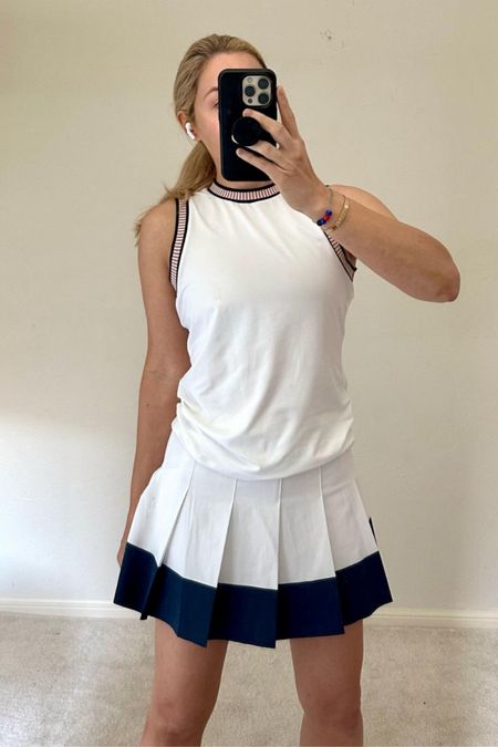 Tennis skirt
Tennis outfit 

Summer outfit 
Summer 
Vacation outfit
Vacation 

#Itkseasonal
#Itkover40
#Itku
#LTKFitness #LTKFindsUnder100