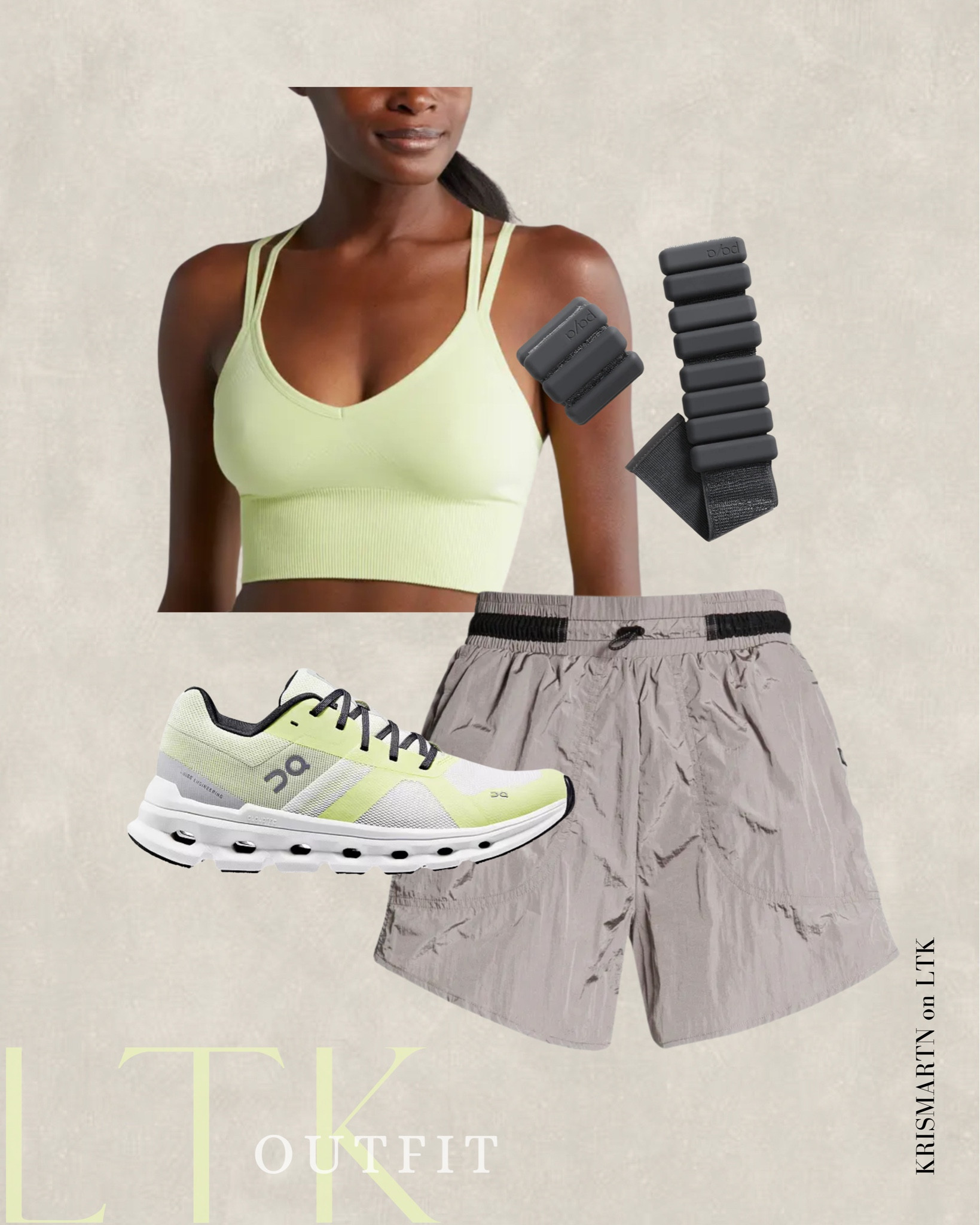 Light Neon Green Grey Athletic Workout Set 

#LTKSpringSale #LTKfitness #LTKfindsunder50