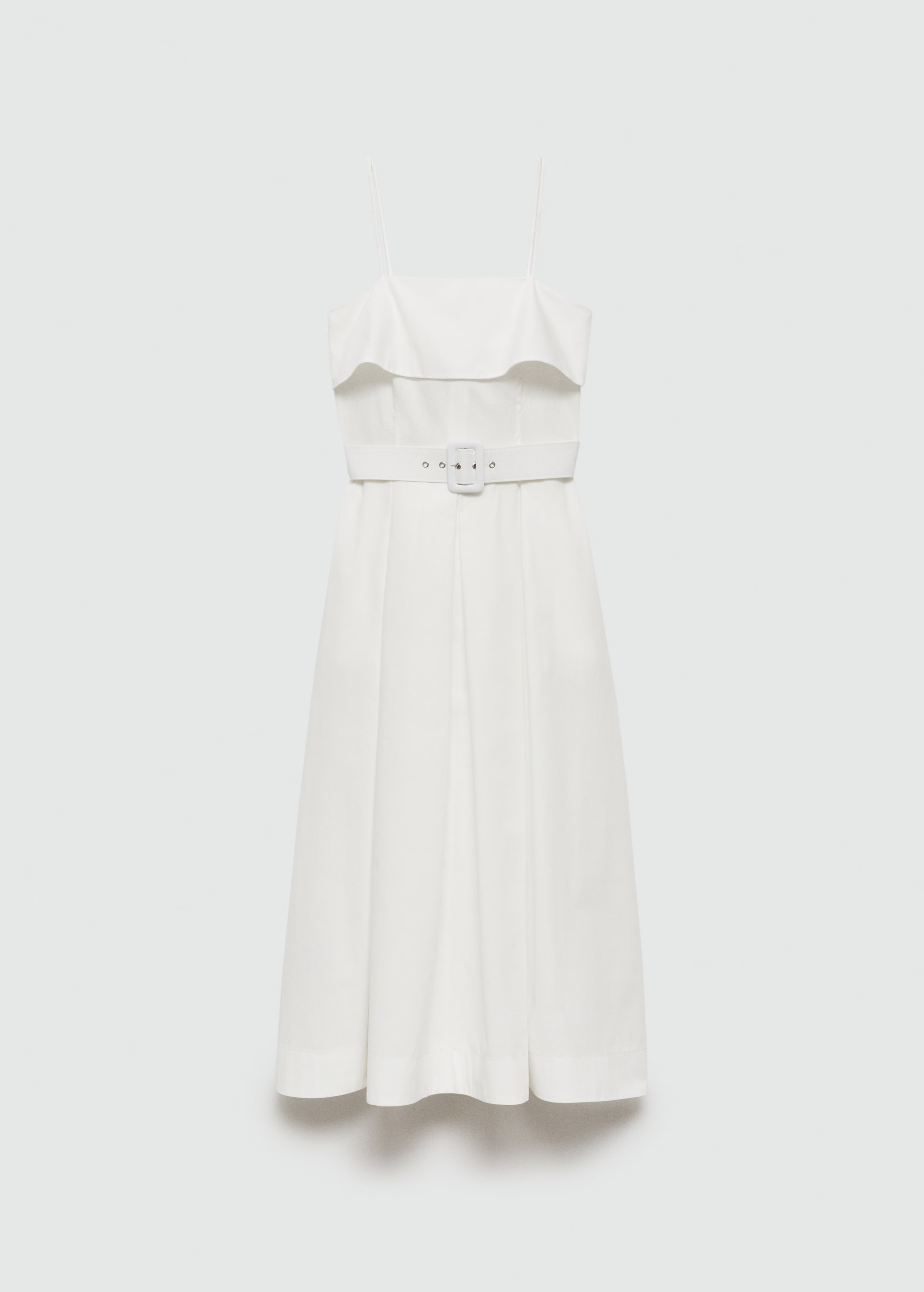 Dress with a belted neckline | MANGO (US)